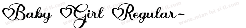 Baby Girl Regular字体转换